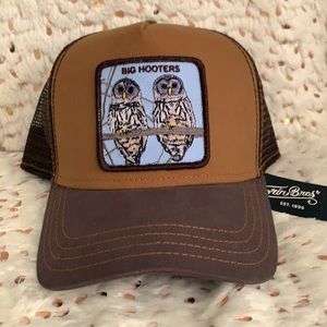 Goorin Bros Animal Farm trucker baseball hat.